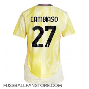 Juventus Andrea Cambiaso #27 Replik Auswärtstrikot Damen 2024-25 Kurzarm